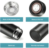Smart LED Temperature Display Vacuum Insulated Water Bottle – Hot & Cold Stainless Steel Flask